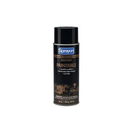 Krylon Sprayon MR309 Paintable Release Agent, 12 oz. Aerosol Can - s00309000 - Pkg Qty 12 s00309000